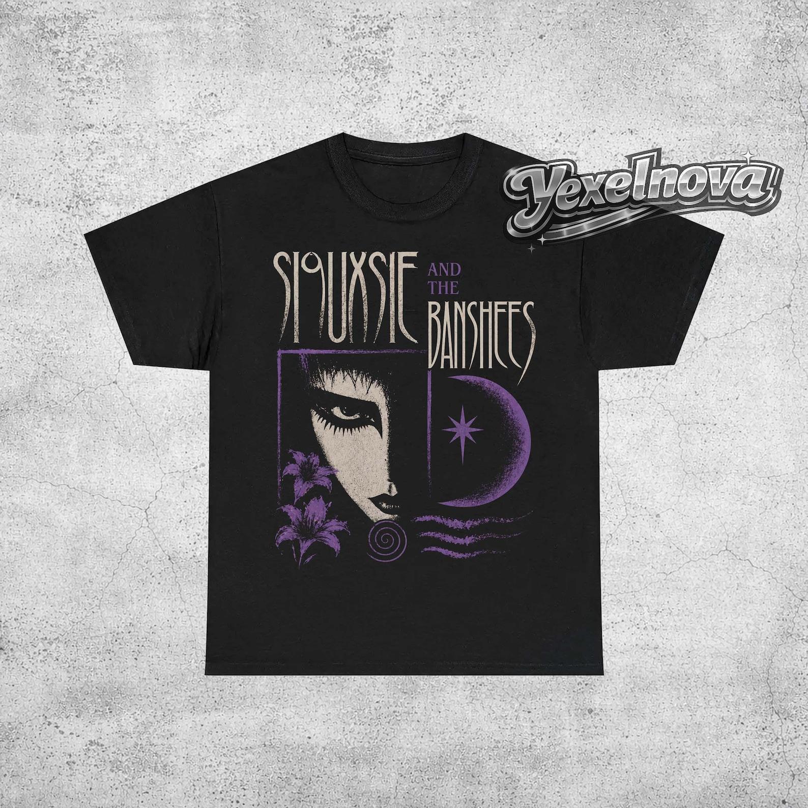Siouxsie and the Banshees 90s Goth Band T-Shirt, Grunge Music Tee L