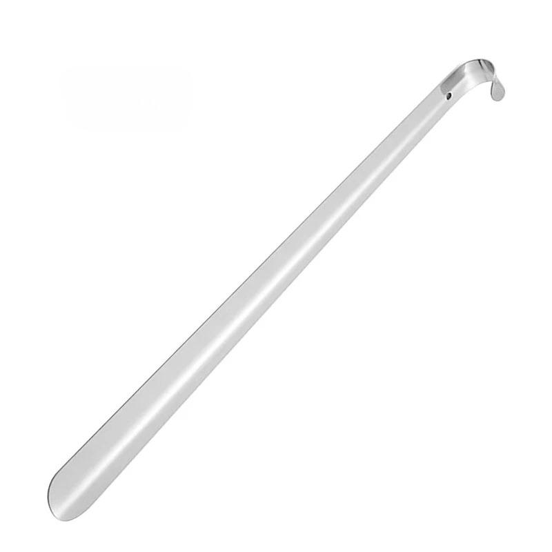 42CM Extra Long Shoe Horn Stainless Steel Silver Metal Shoes Remover Shoehorn Lifter Aid Slip Shoe Pull Tool Shoespooner