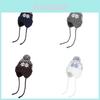 Childrens Winter Knit Hat With Ear Protection For Outdoor Cold Weather Warmth