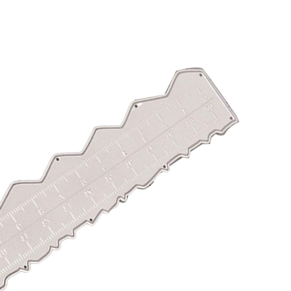 

Steel Paper Tearing Ruler Multifunctional Craft Ruler Paper Cutter Irregular Edge Ruler Office Use