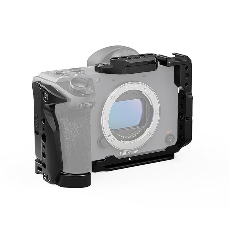 Professional Camera Cage Camera Full Cage for FX2 Aluminum Video Rig Button Cold Shoe QR Base Accessories