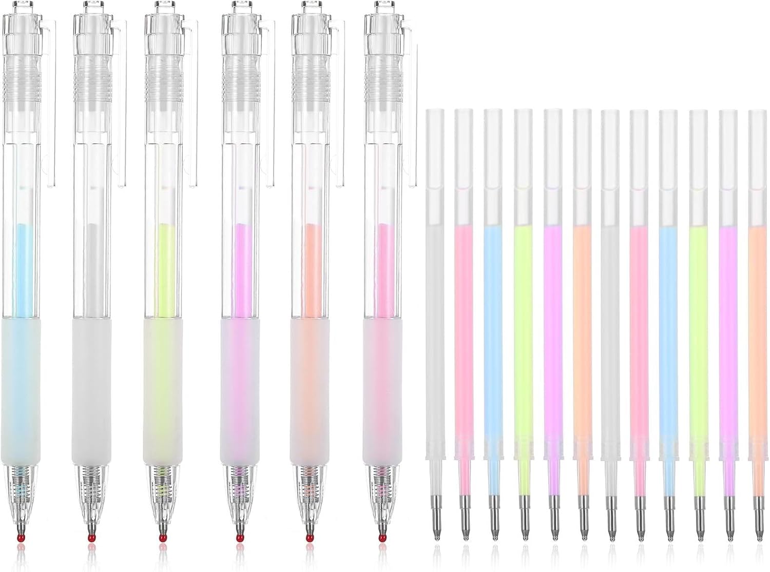 

18 Pcs Quick Dry Glue Pen Ballpoint Roller Glue Pen Set, Fine Tip Pens Classroom Supplies for Craft Scrapbook Card Calligraphy