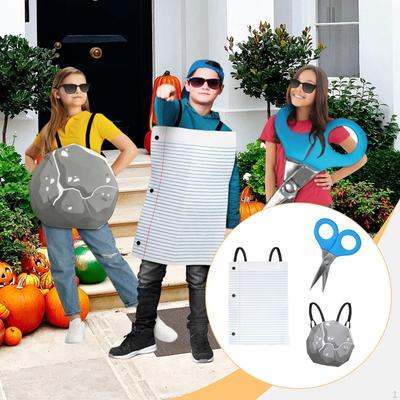 Rock Paper Scissors Costume for Kids Interactive Multifunctional Sturdy Game