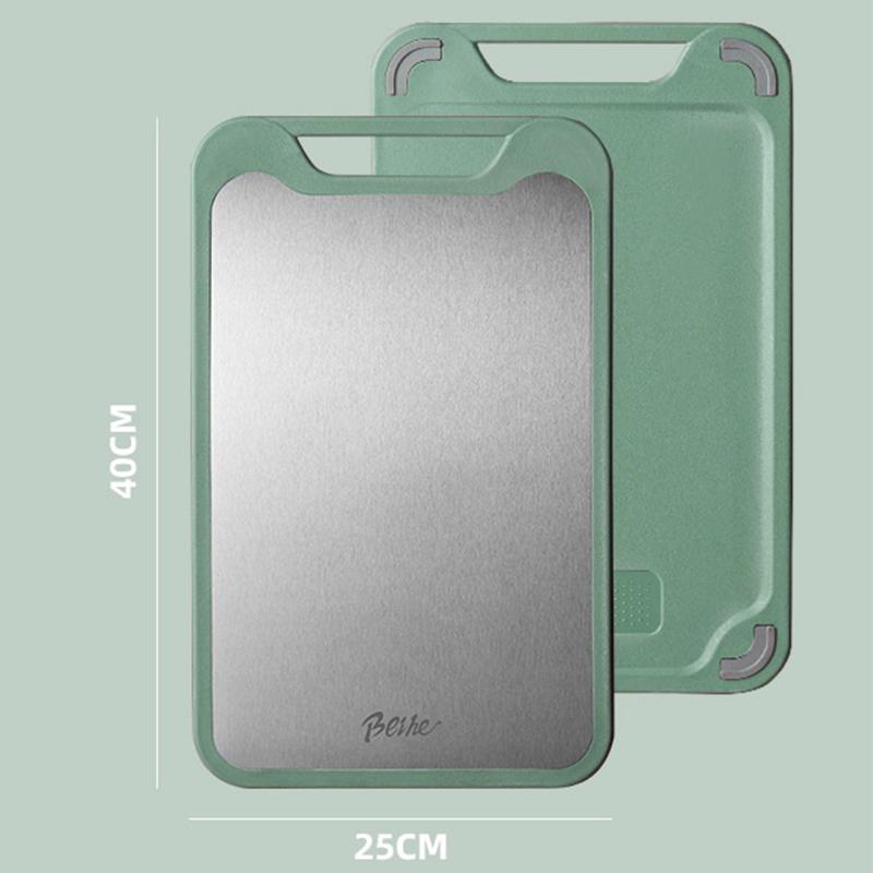 Stainless Steel Plastic Double-sided Multifunctional Cutting Board Vegetables And Meat Chopping Cutting Board Two Sides