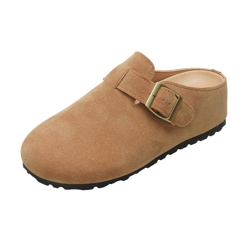 

Баотоу полутапочки женские весенние новые повседневные уличные модные трендовые на платформе полушлепки женская обувь 40 верблюд