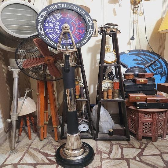 

Handmade Ship Telegraph Liverpool London 1866 4.1 Feet Premium Quality Nautical Decor Gift