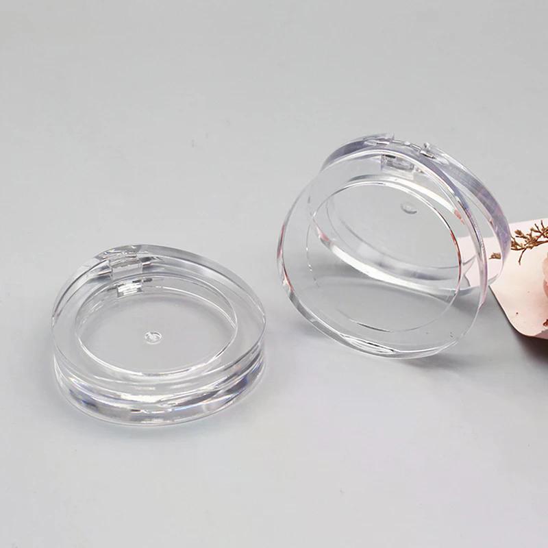 Empty Makeup Eyeshadow Box Round Eyeshadow Concealer Storage Case Travel Eyeshadow Container for Women Girls