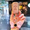 Car Key Case Cover Shell For Honda Civic 23 Crv Vezel Xrv Zrv Integra Hrv Ens1 E:Np Key Shell Keychain