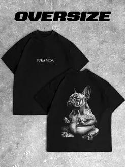 Oversized T-shirt with Mickey Mouse print M