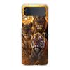 Transparent Phone Case For Samsung Galaxy Z Flip 3 4 5 6 7 Hard Folding PC Z Flip3 Flip4 Cover Cool Animal Tiger Lion