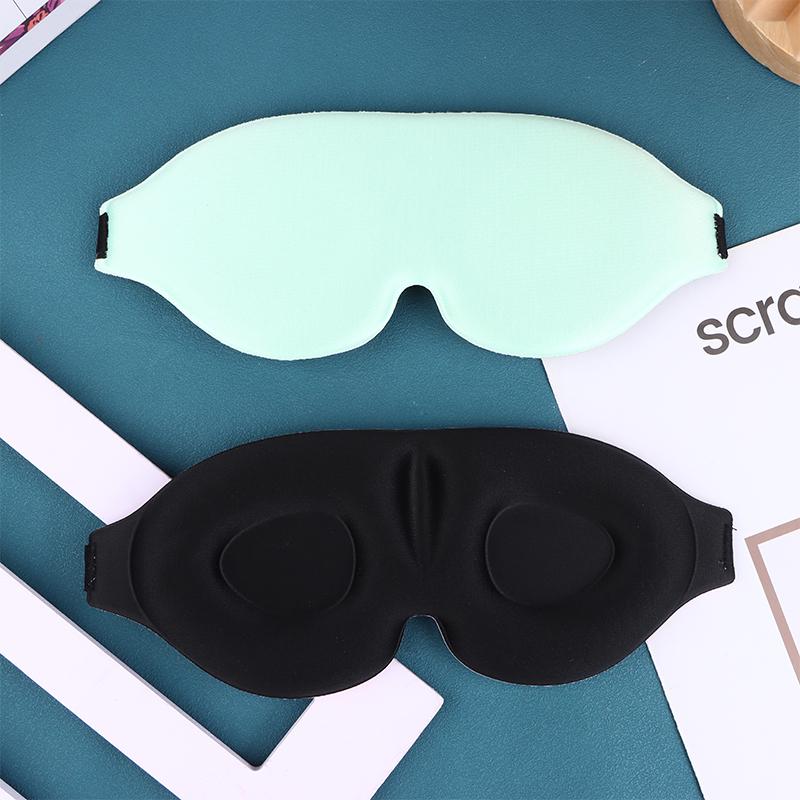 3D Sleeping Eye Mask Soft Skin-Friendly Breathable Light Blocking Eye Cover Travel Rest Lunch Break Blockout Light Eyeshade