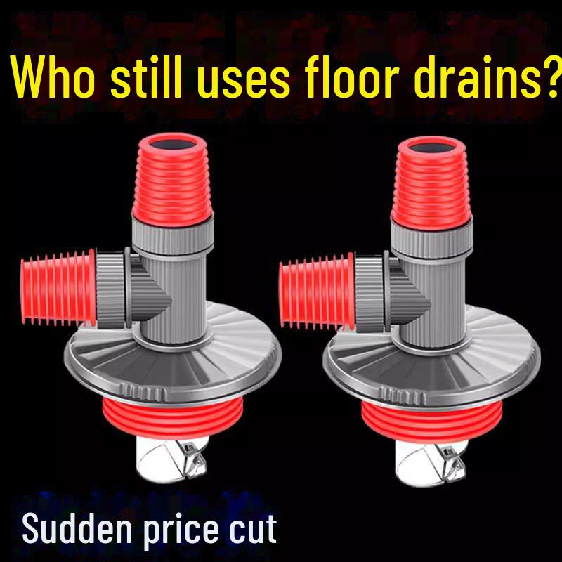 Anti-Odor & Anti-Overflow Tee Joint for Washing Machine Drainage & Washbasin Sealing