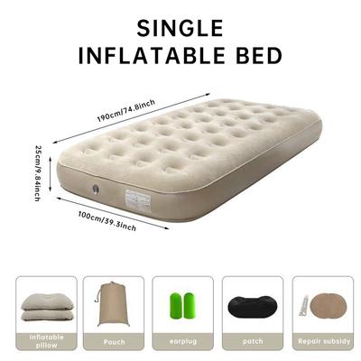 Outdoor Camping Automatic Inflatable Mattress, Portable Tent Mattress for Hiking, Comfortable and Leisure Air Bed for Home Use