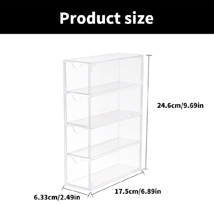 Glasses Storage Case Multi Compartment Eyeglasses Holder Portable Spectacle Organizer Dustproof Sunglasses Storage Box