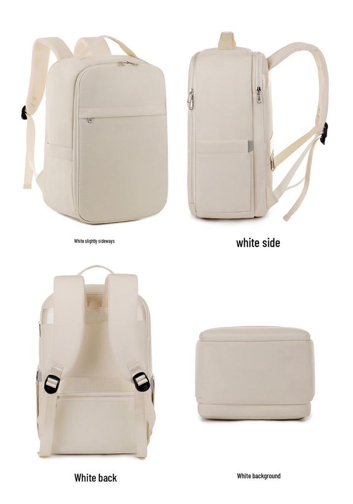 Unisex Large Capacity Business Travel Backpack - 15-inch Lightweight Double Shoulder Bag for Commuting & Laptop Storage
