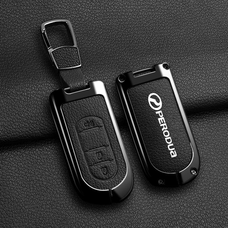 Suitable for Beilu big key case Car PERODUA Toyota remote control car Key case to protect men and women Metal case