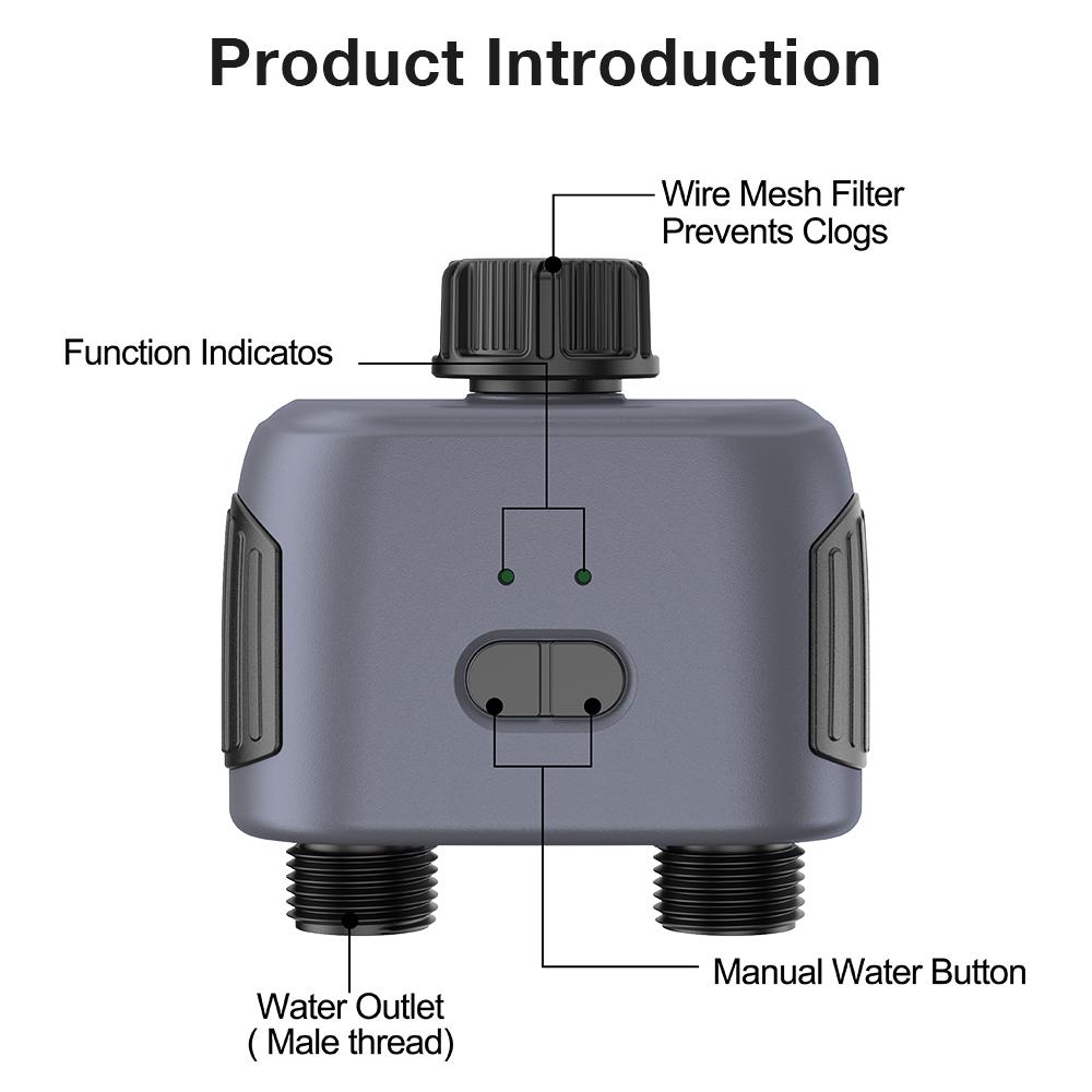 Tuya Smart Zigbee/Bluetooth Watering Timer Sprinkler Drip Irrigation System Irrigation Watering System Sprinkler Timer Garden