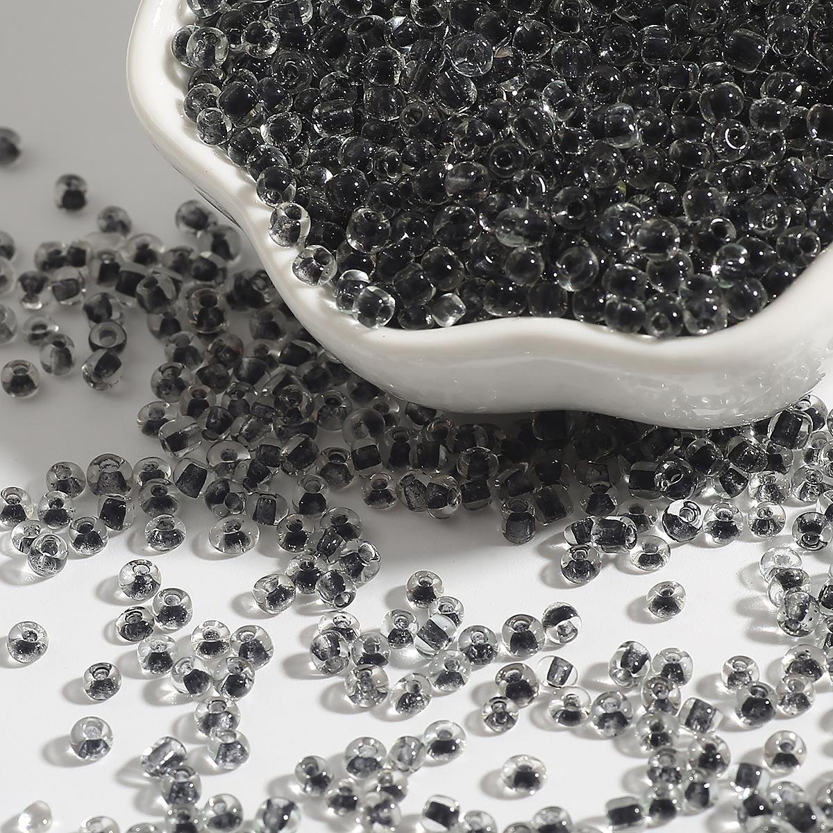 

Кольоровий кришталевий прозорий чеський скляний бісер Насіннєвий розпірний бісер для декору для шиття одягу своїми руками 3mm 500pcs