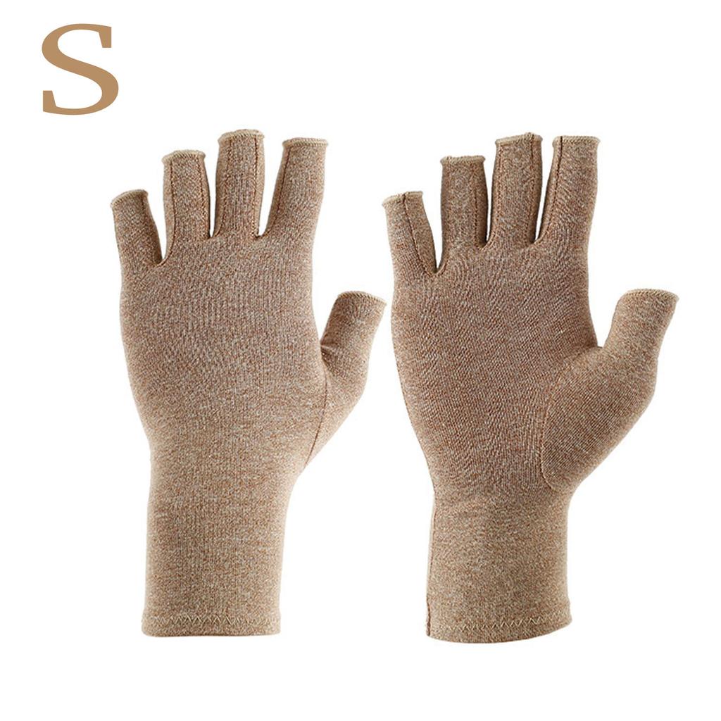 Compression Arthritis Gloves Wrist Support Therapy Wristband Half Finger Compression Gloves Joint Pain Relief Cycling Gloves
