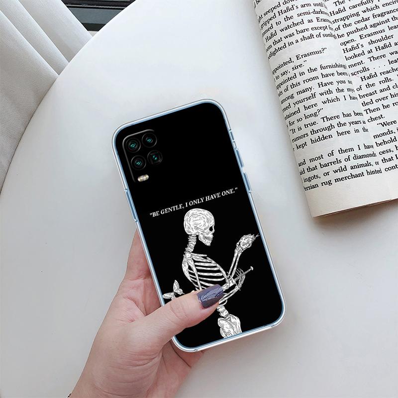 Skeleton Skull Transparent Phone Case for Motorola Moto G40 G04 G05 One Ace Action Fusion + Plus Hyper Macro Vision Zoom
