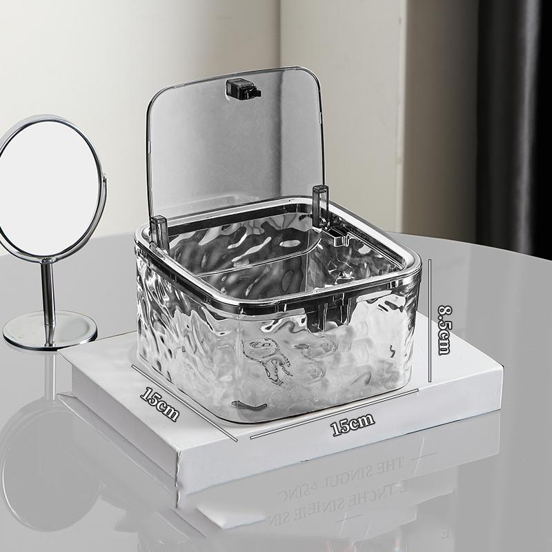 

Hair Accessories Organizer Acrylic Storage Box Clear Hair Tie Organizer for Headband Laundry Pods Container Desktop Storage Box