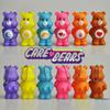 PVC-Kunststoff Care Bears Schlüsselanhänger Spielzeugfiguren Tasche Anhänger Kinder Weihnachten Geburtstagsgeschenk