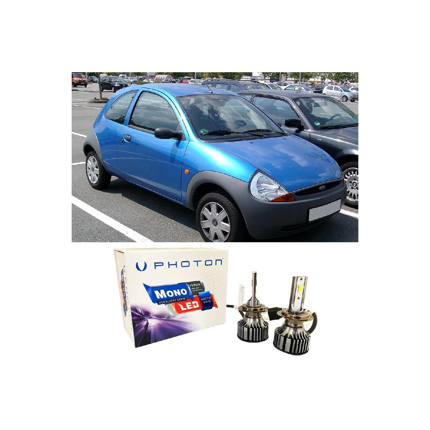 

Ford Ka Led Xenon Дальний ближний свет Лампа H4 Mono New Series Белый 1997 г.
