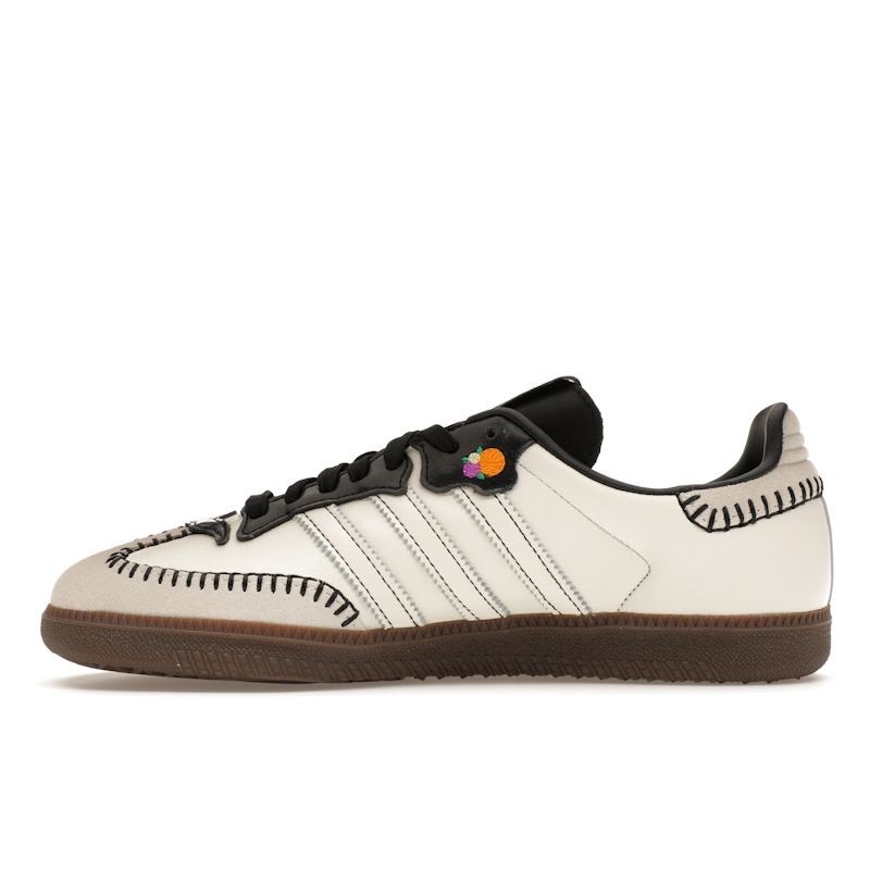 Adidas Samba OG Día de Muertos Pack - Off White Herren-Sneaker Creme Core-Black Crew-Orange JI3931