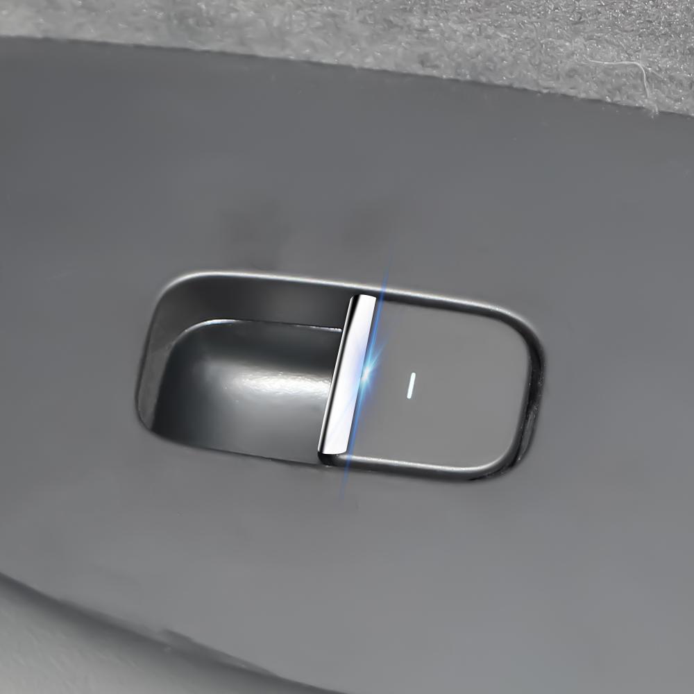 For Tesla Model 3/Y/3+ Modely Launch 2025 Window Lift Button Sequins ABS Chrome Window Switch Button Trim Cover Accessories