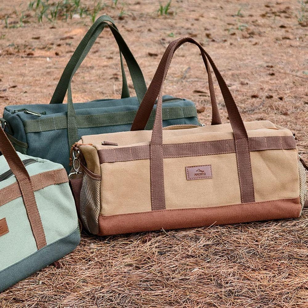 Handheld Type Camping Tool Storage Bag Shoulder Strap Tent Pegs Bag Ground Nail Bag  Barbecue