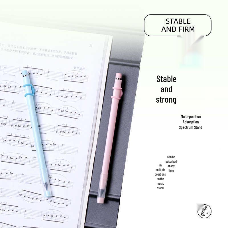 Magnetic Music Stand Pen Holder: Convenient Clip for Pencil and Eraser