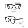Anti-blue Light Reading Glasses For Women Square Frame Small Frame Reading Glasses For Men