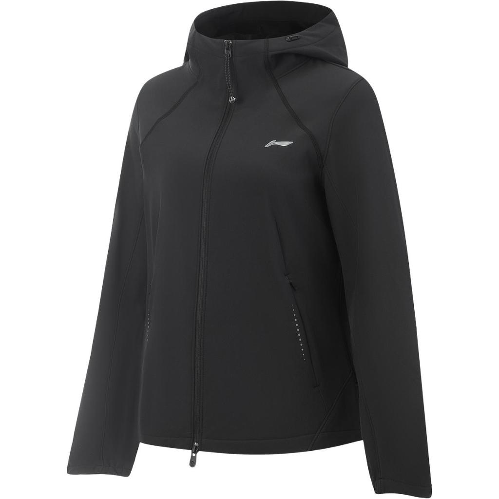 Li Ning Fitness Series Windproof Water-Repellent Hooded Windbreaker Women Outerwear AFDVE78-3