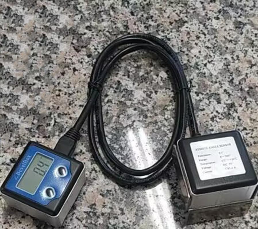 Remote Angle Sensor Protractor Separated Sensor and Display Digital Display Level Inclinometer Box Digital Protractor Angle Rule