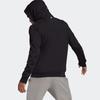 adidas Sweatshirts Men's Black Hooded Moderate Regular GM6458