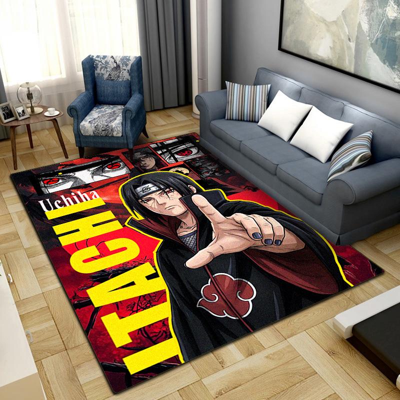 Anime-Naruto Area Carpet for Living Room Bedroom Home Decor Cool Movie Mat Floor Mat -LXR78