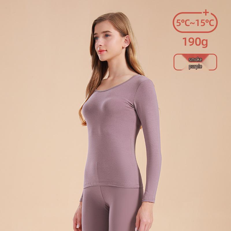 Damen Herbst & Winter Reines Baumwoll-Mittelhoher Kragen Thermoset: 2025 Neuer Stil Basisschicht