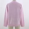 IHUASU Women's Autumn and Winter Loose Pullover O-Neck Knitwear Love Fashion Sweater