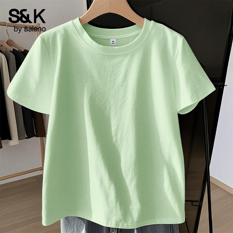 Baleno Women s S&K Pure Cotton Basic Short Sleeve T-shirt XL