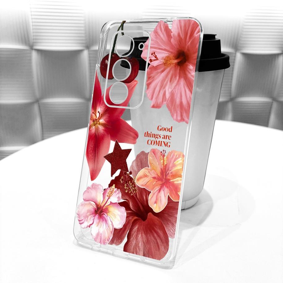 Pro kryt Xiaomi Redmi 15 4G Pouzdro na telefon Populární květina Měkká průhledná silikonová ochranná skořepina Pro Xiaomi Redmi 15 5G Redmi15 Funda
