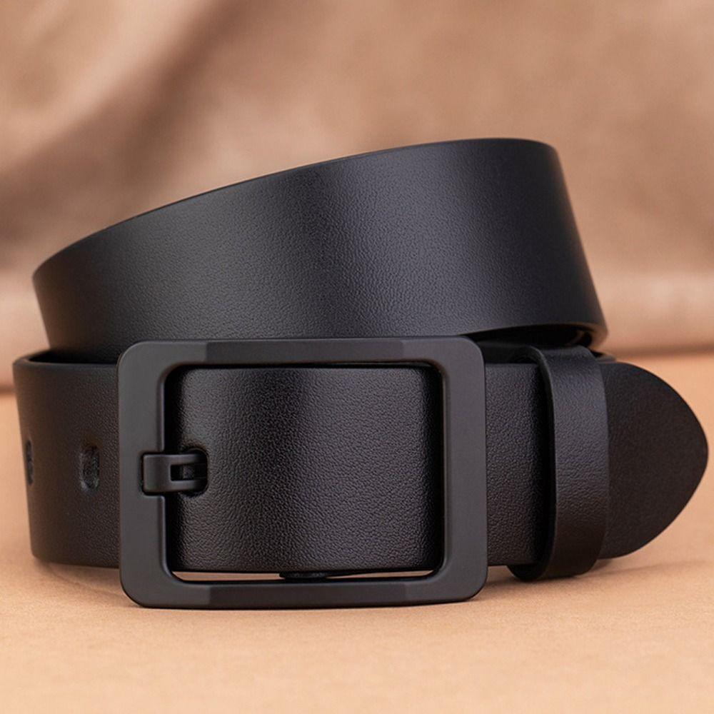 Casual Leather Belt Luxury Design Trouser Dress Belts Man Waist Strap