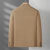 Middle-aged Dad Spring and Autumn Jacket Stand-up Collar Zipper Casual Jacket