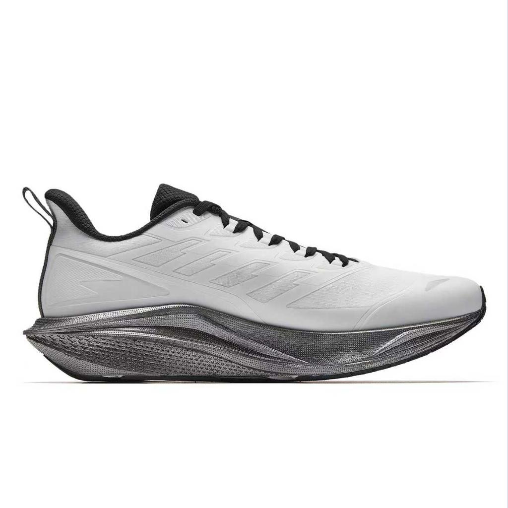 Anta Mah Winter Edition Bequemer Stoff Stoßdämpfend Atmungsaktiv Rutschfest Niedriger Schnitt Laufschuhe Herren Sneaker Sandgrau Basic-Schwarz 112545583-1