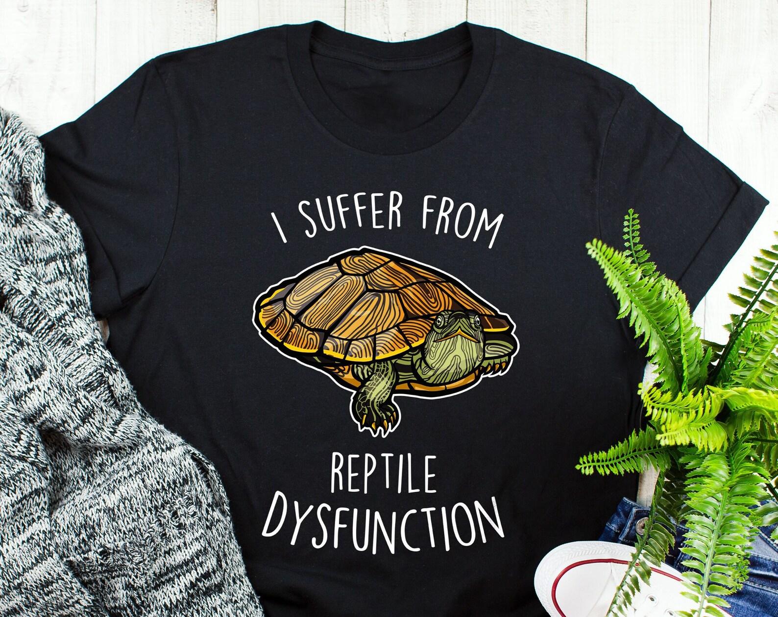 Red-Eared Slider Turtle Shirt, , , Reptile Tshirt, Pet Lover Gift, Funny Reptile Dysfunction T-Shirt, Cute Nature Tee, Mom, Dad 110