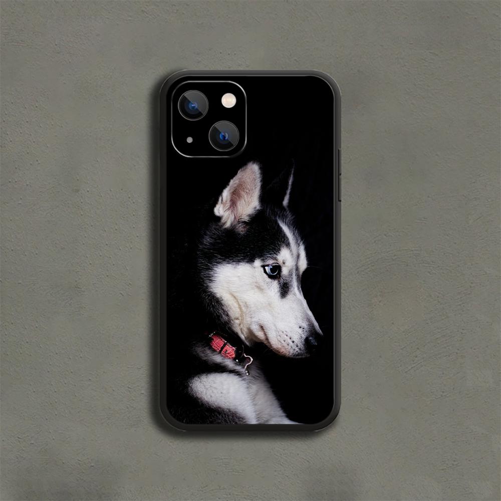 Siberian Husky Fool Cute Dog Phone Case For iPhone Samsung Galaxy Redmi Xiaomi Oppo OnePlus Note S A 7 8 9 10 11 12 13 14 20 21 22 23 53 54 Pro Ultra