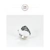 Adjustable Plated Horus Eye Ring Men Women Vintage Geometric Statement Jewelry