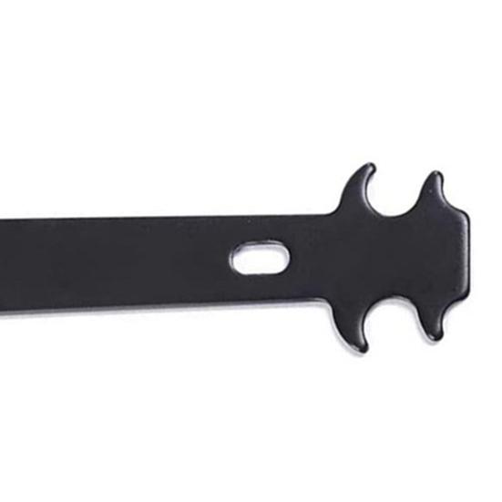 Riglă pentru lanț de bicicletă Piese de reparație solide Verificator de uzură a lanțului de bicicletă ușoară pentru MTB