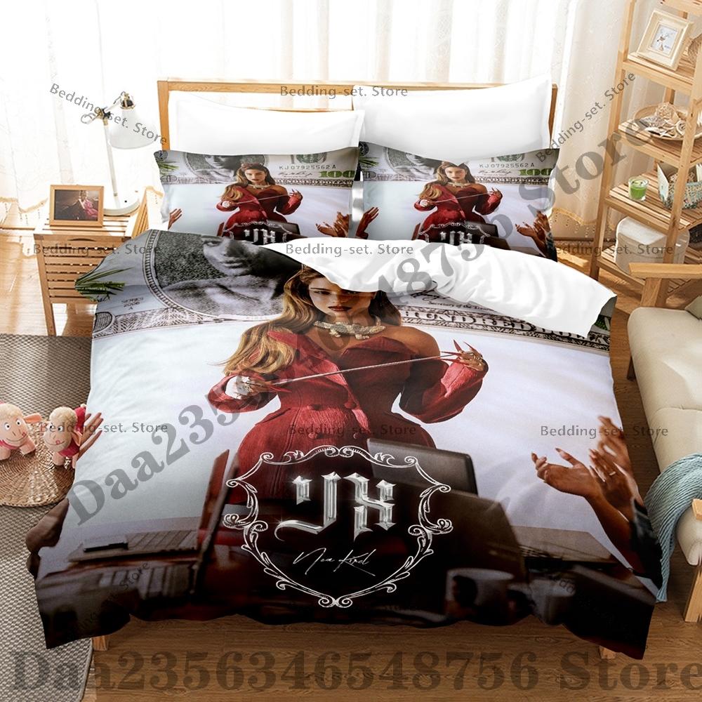 

New noa kirel Beding Set Single Twin Ful Quen King-Sized Dimensionsd Dimensions Bed Linen Set Adult People Bedrom Duvetcover Sets Personality Bed Shet 100*200cm Single