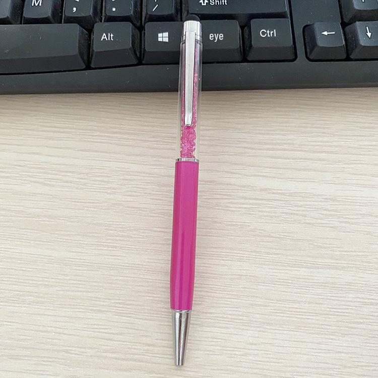 Sailai Crystal Diamond Metal Ballpoint Pen - Twist Design with Customizable Logo Option