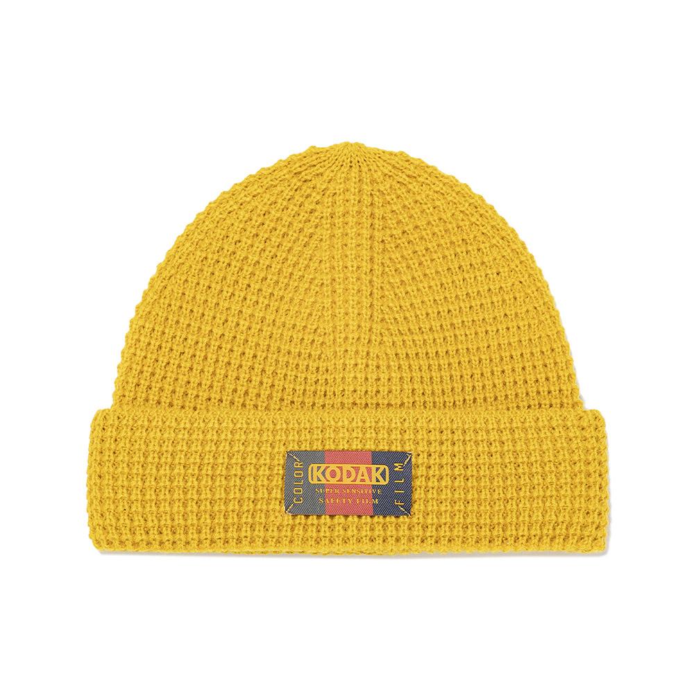 KODAK Kodak Color Waffle Beanie Mustard